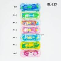 รุ่น BL853 แว่นว่ายน้ำสำหรับเด็ก ในกล่องรูปรถ สีสันสดใส แถมฟรี!!!ที่อุดหู