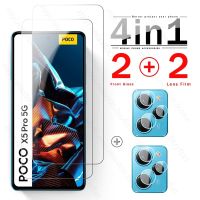 【cw】 For Poco X5 Pro 5G Glass 4To1 Camera Poko Little X 5 X5Pro 6.67 quot; Screen Protector Cover PocoX5pro Protective Film 1