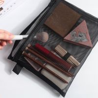 【CW】□◈✥  New Mesh Transparent Small Large Makeup Toiletry Organizer Storage