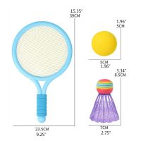 Mini Tennis Racket Badminton Toy Kindergarten Sport Beach Tennis for Students Multicolor Optional Outdoor Sports