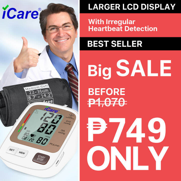 iCare® CK819 USB Powered Automatic Large Display Blood Pressure Monitor