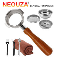 NEOUZA เครื่องชงกาแฟเอสเปรสโซ Bottomless Portafilter สำหรับเครื่อง La Marzocco 304 สแตนเลส 58 มม.หูกรอง