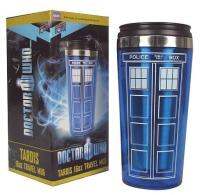 【】 littlebaby.lk Dr. Tardis กล่องกาแฟถ้วยกาแฟขวดสแตนเลสสตีลตกแต่งภายในแบบแฟชั่น16เหยือกออนซ์450มล. ของขวัญสุดสร้างสรรค์