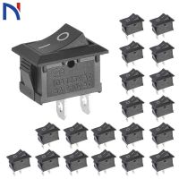 10 PCS Switch ON OFF KCD1 15x21mm 2pin Ship Type Switch 6A 250V 10A 125V 15X21 Rocker Switch power switch black New