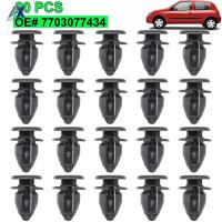 20X สำหรับ Opel Vauxhall Vivaro Renault Trafic Clio Kangoo รถด้านข้างประตูภายใน Trim คลิป Retainer Fasteners รถเปลี่ยน