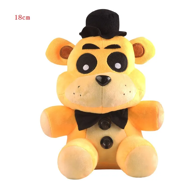 18cm FNAF Plush Toys Doll Kawaii Bonnie Chica Golden Foxy Gift For