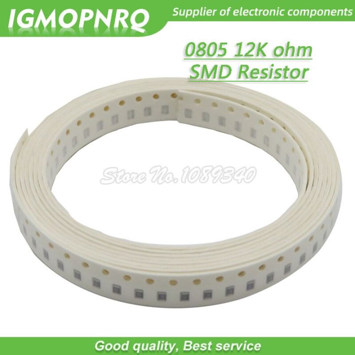 300pcs 0805 SMD Resistor 12K ohm Chip Resistor 1/8W 12K ohms 0805 12K