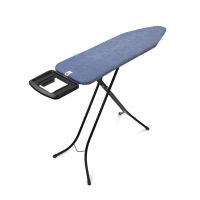 Brabantia โต๊ะรีดผ้ายืน Ironing Board B 124 x 38 cm, for Steam Iron Black Flame- Denim Blue