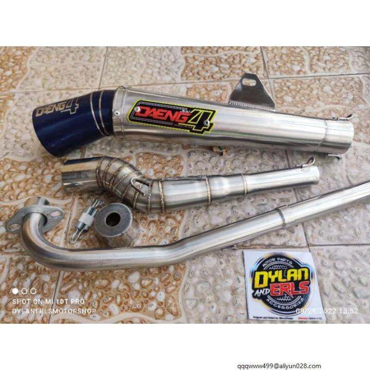 Exhaust muffler for generator ♞DAENG SAI4 OPEN PIPE WITH SILENCER FOR ...