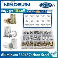 NINDEJIN – Kit d 39;écrous à rivets filetés en aluminium en acier inoxydable M3 M4 M5 M6 M8 M10 M12