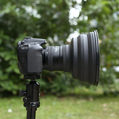 สุดยอดเลนส์กล้องซิลิโคนป้องกันแสงสะท้อนภาพ Hood Reflection-ฟรีรูปภาพสำหรับกล้อง Nikon Canon Sony-Yrrey