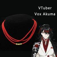 ใหม่ต่างหูสร้อยคอคอสเพลย์ Vtuber Luxiem Vox Akuma เชือกสีแดง Choker Punk Unisex แฟชั่นผู้หญิงผู้ชายเครื่องประดับของขวัญวันเกิด