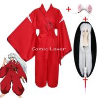 ✆﹍ เครื่องแต่งกายคอสเพลย์ การ์ตูนอนิเมะ Inuyasha Halloween Carnival สีขาว