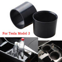 Cup Holder Black Bottle Sleeve Front Center Console Armrest Insert Expander Fit For Tesla Model 3 Car Accessories