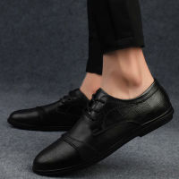 Classic style men casual sneaker shoes outdoor fashion black designer men genuine leather shoes light comfortable flats shoes O5