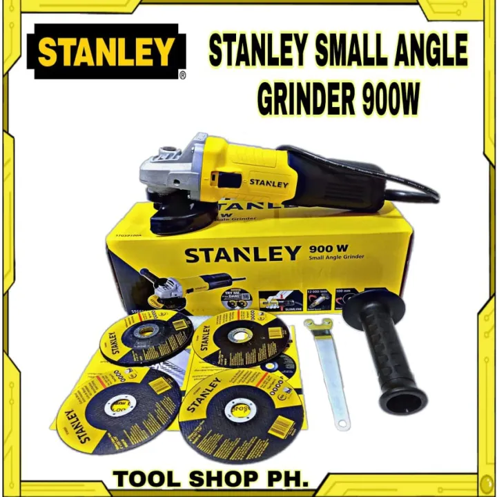 STANLEY Angle Grinder 900W 100mm STGS9100 with FREE 1 Grinding Disc and