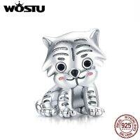 WOSTU 925เงินสเตอร์ลิงเล็กๆน้อยๆสำหรับสร้อยข้อมือลูกปัดคริสตัลCharms Fineเครื่องประดับอัญมณีZBSCC1573