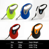 Fenice Colorful Retractable Dog Leash Extending Puppy Walking Leads Dog Running Leashes Hands Freely Great For Walking Dog