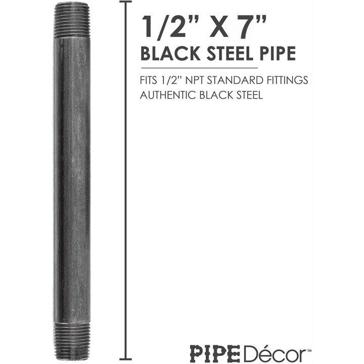 【2023】 Black Iron Pipe 7 Inches 1/2 Lazada PH