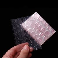 5 Sheets Manicure Gel Makeup Tool Invisible Removable Fake Nail Glue Sticky Nail Glue Tapes Pink False Nail Double Sided Sticker Adhesives Tape