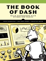 หนังสืออังกฤษใหม่ The Book of Dash : Build Dashboards with Python and Plotly [Paperback]