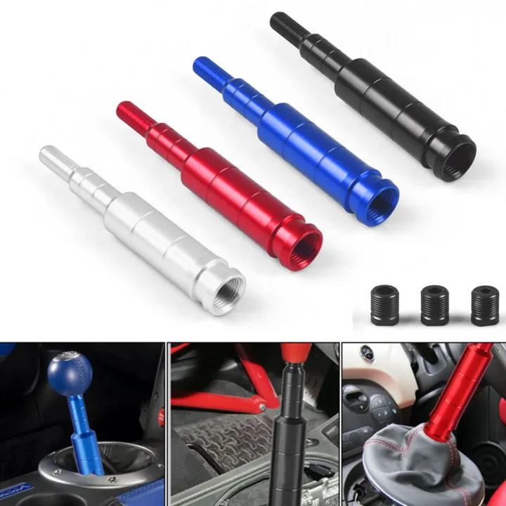 M10x1.5 Shift Knob Extender Extension Adjustable Lever Gear Shifter For