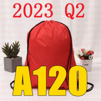 ล่าสุด2023 Q2 BA 120ถุง Drawstring BA120เข็มขัดกันน้ำกระเป๋าเป้สะพายหลังรองเท้าเสื้อผ้าโยคะวิ่งออกกำลังกายกระเป๋าเดินทาง