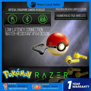 Pokemon x Razer - Pikachu Hammerhead Bluethoot Headphones Limited