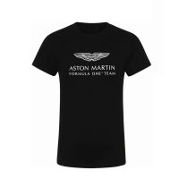 2021ใหม่ F1 Aston Martin ทีมธีมรถพัดลมชุดแข่งรถแขนสั้นเสื้อยืด Tee เสื้อเชิ้ตโลโก้รถ