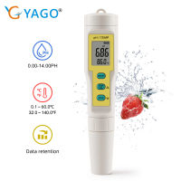 RCYAGO PH Meter สำหรับตู้ปลาสระว่ายน้ำการสอบเทียบอัตโนมัติ