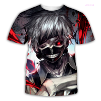 ✐♗tokyo Digital HOT Ghoul 3d Printing Short Sleeve T-shirt Size：S-5XL