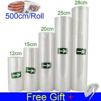 Vacuum Sealer Bags for Kitchen Packer Vacum Bag Food Saver Sealing Plastic Storage 12 15 20 25 28 30cmx500cm