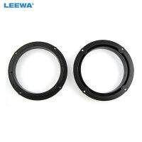 LEEWA 2pc Car Front Door Speacker Mats For KIA Sportage Hollow Speaker Protection Pad Audio Horn Fitting Ring Set CA6045