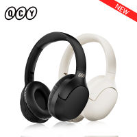 QCY H2PRO หูฟังไร้สายบลูทูธ 5.3 หูฟัง BASS HIFI ชุดหูฟังสเตอริโอแบบครอบหู 70H เวลาเล่นอัพเกรดคุณภาพ-HVA STORE