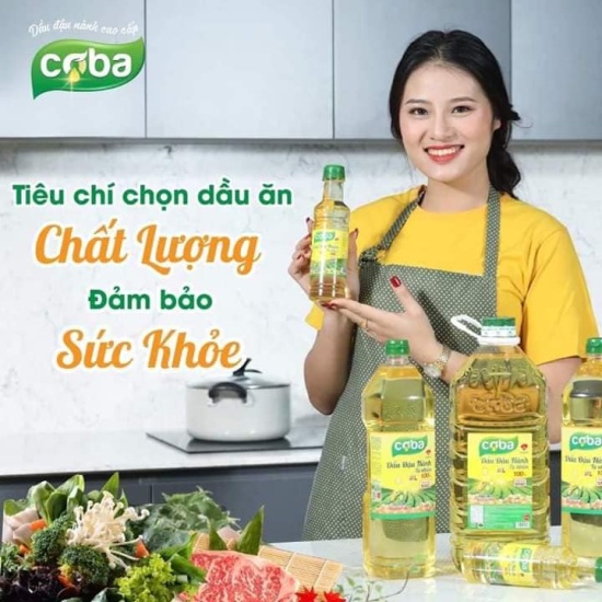 Dầu đậu nành cao cấp coba 1 lít - ảnh sản phẩm 2