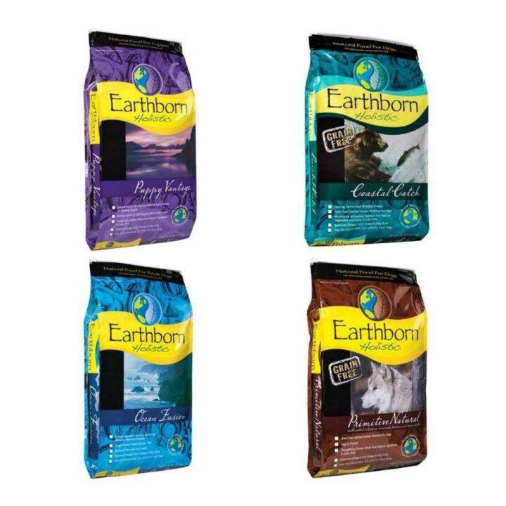 Earthborn Holistic อาหารสุนัขโฮลิสติก 4 สูตร ขนาด 12 Kg. Lazada.co.th