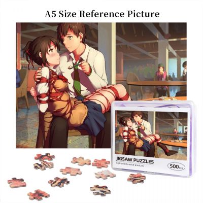 Your Name Mitsuha X Taki (7) Wooden Jigsaw Puzzle 500 Pieces Educational Toy Painting Art Decor Decompression toys 500pcs