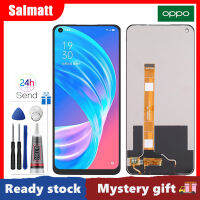 Salmatt จอ LCD ขนาด6.5นิ้วของแท้สำหรับ A72 OPPO 5G/A73 5G/A53 5G/OPPO K7X LCD อะไหล่ดิจิไทเซอร์หน้าจอ LCD จอแสดงผลหน้าจอสัมผัสสำหรับ OPPO A72 5G A73 5G A53 5G OPPO K7X PERM00 CPH2161 PDYM20 Lcd