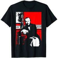 เสื้อยืดผ้าคอตตอนพิมพ์ลาย Fyodor Dostoevsky วรรณกรรมรัสเซียของขวัญสำคัญ100% สำหรับฤดูร้อน