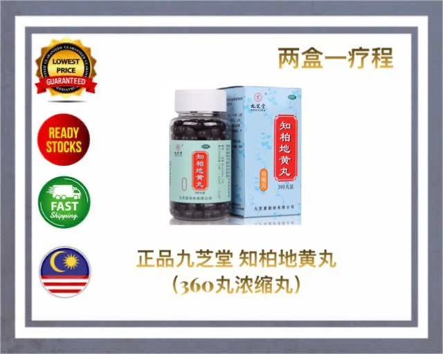 正品九芝堂知柏地黄丸 360丸浓缩丸 滋阴降火阴虚火旺潮热盗汗 Lazada