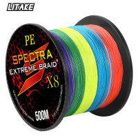 1ม้วน8 Strands สายตกปลาที่มีสีสัน100/300/500M Extreme Strong Braided สายตกปลา Fishing Tackle