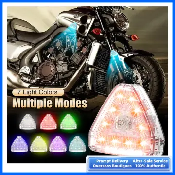 LED Strobe Light Anti-Collision Flashing Signal with Remote for Bike  Motorcycle