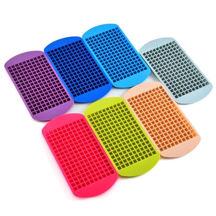 160-grid-mini-ice-tray-silicone-foldablesmall-square-ice-maker-mold-home-quick-freezing-ice-maker-summer-ice-maker-ice-cream-moulds