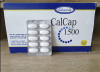 Calcap แคลเซียม คาร์บอเนต 1500 mg 10 เม็ด (1แผง)