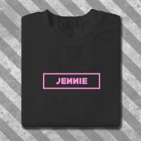 เสื้อยืด การออกแบบเดิมเสื้อยืดBLACKPINK JENNIE HIGH QUALITY PRINTED UNISEX ROUND TEES T SHIRT FOR KIDS AND ADULTS-5XLsi