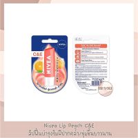 นีเวีย ลิป พีชชี่ ซีแอนด์อี ขนาด 4.8 กรัม Nivea Lip Peach C&amp;E 4.8 g.