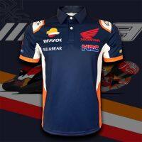 ✆ เสื้อPolo ทีม Repsol-Honda เสื้อโปโล โมโตจีพี เรพโซล ฮอนด้า MG0080 รุ่น Marc Marquez พิมพ์ทั้งตัว ไซส์ S-3XL