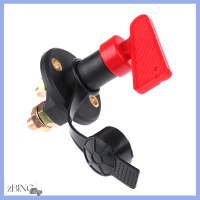 ZBING กุญแจสีแดงปลดแบตเตอรี่12V 24V,ปุ่มฆ่าหลักสำหรับเรือบรรทุกรถยนต์