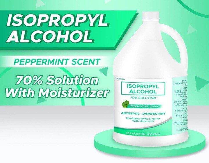 PEPPERMINT 1 GALLON 70 ISOPROPYL ALCOHOL WITH MOISTURIZER Lazada PH