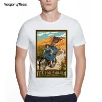 New Fashion Summer MenS Retro Stymt. Haleakala Bicycle Rides Hawaii Classic T-Shirt T-Shirt Funny Streetwear Tshirt